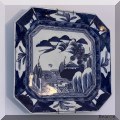 P28. Blue and white Imari platter. 
